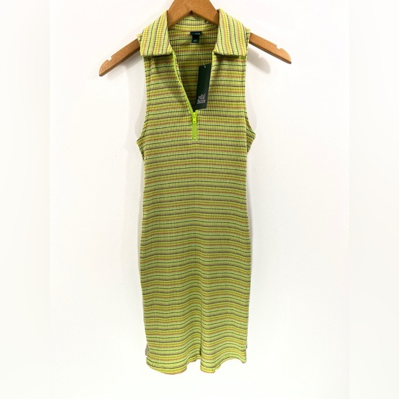 wild fable Dresses & Skirts - Wild Fable Multicolor Striped Zip-Up Top
